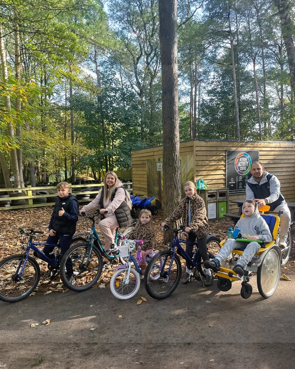 Lee Bridges and family — founders of LJB Carpentry, Kent